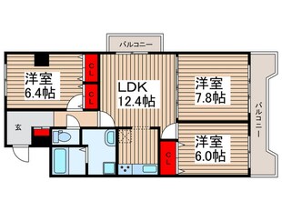 グリーンコーポ川越（1105）の物件間取画像